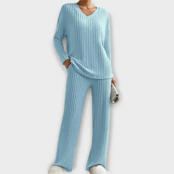 Ribbed Loungewear Set