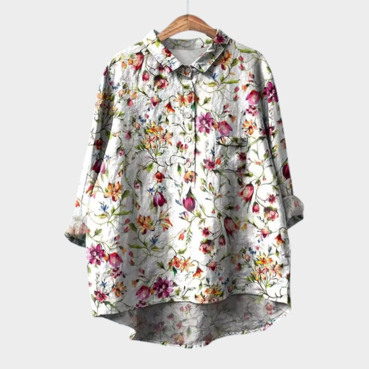 Marvelia - Printed Garden Blouse