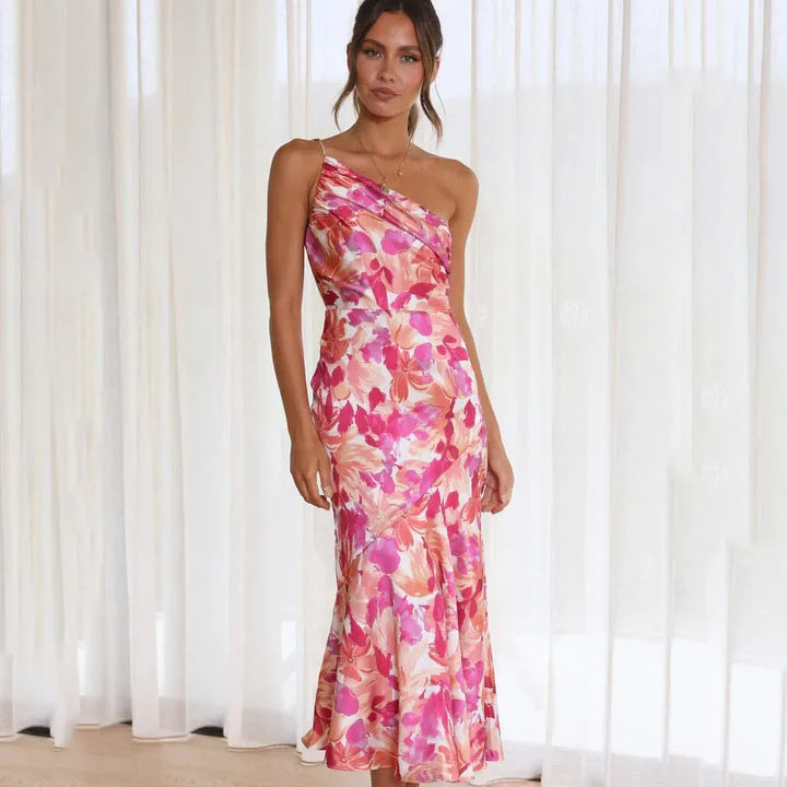 Lovie - Asymmetrical Bloom Dress