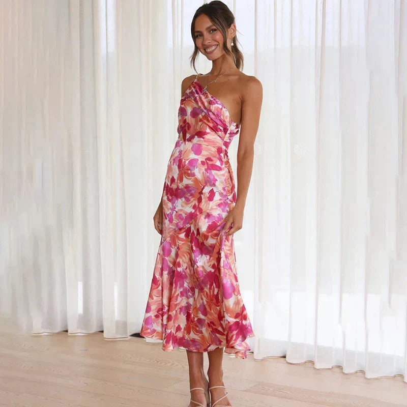 Lovie - Asymmetrical Bloom Dress