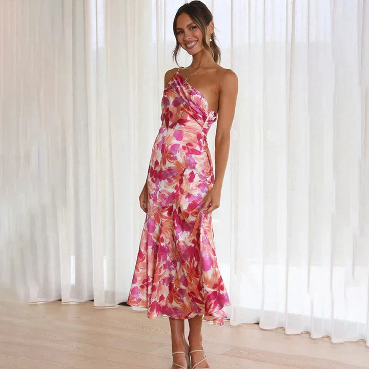 Lovie - Asymmetrical Bloom Dress