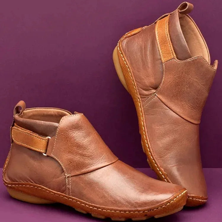 Angéline - Elegant ankle boots with non-slip sole