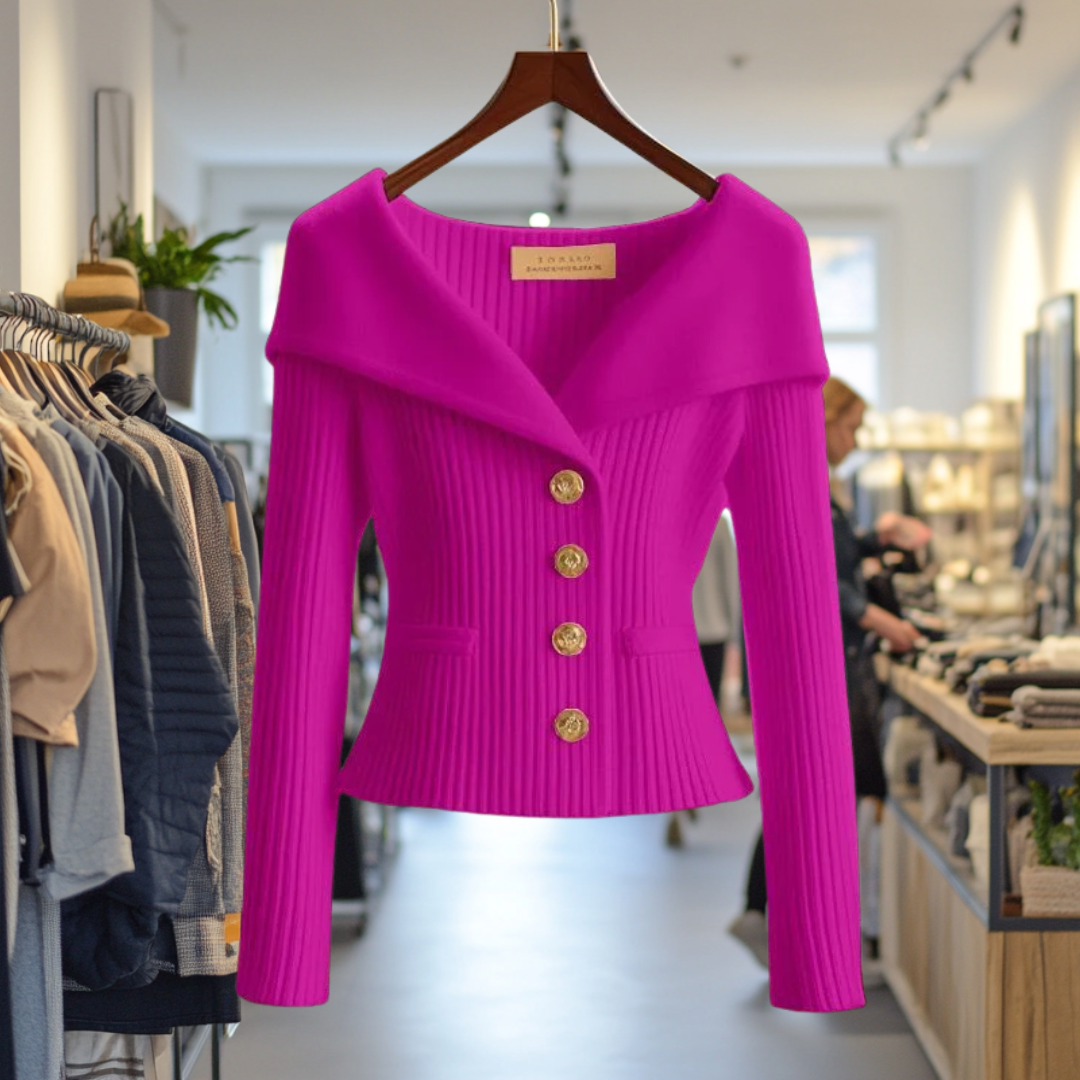 Necca - Elegant Button-Up Pullover