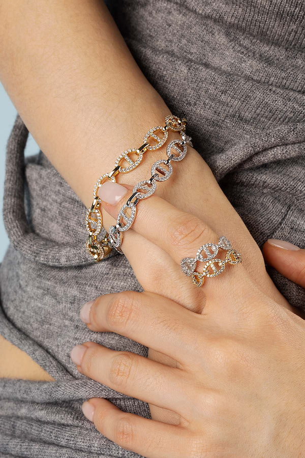 Lucy Marina Bracelet | White Gold