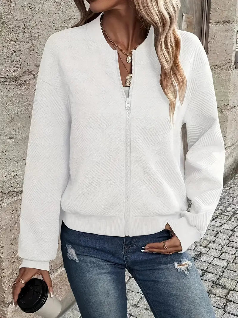 Shanie - Cozy Patterned Jacket