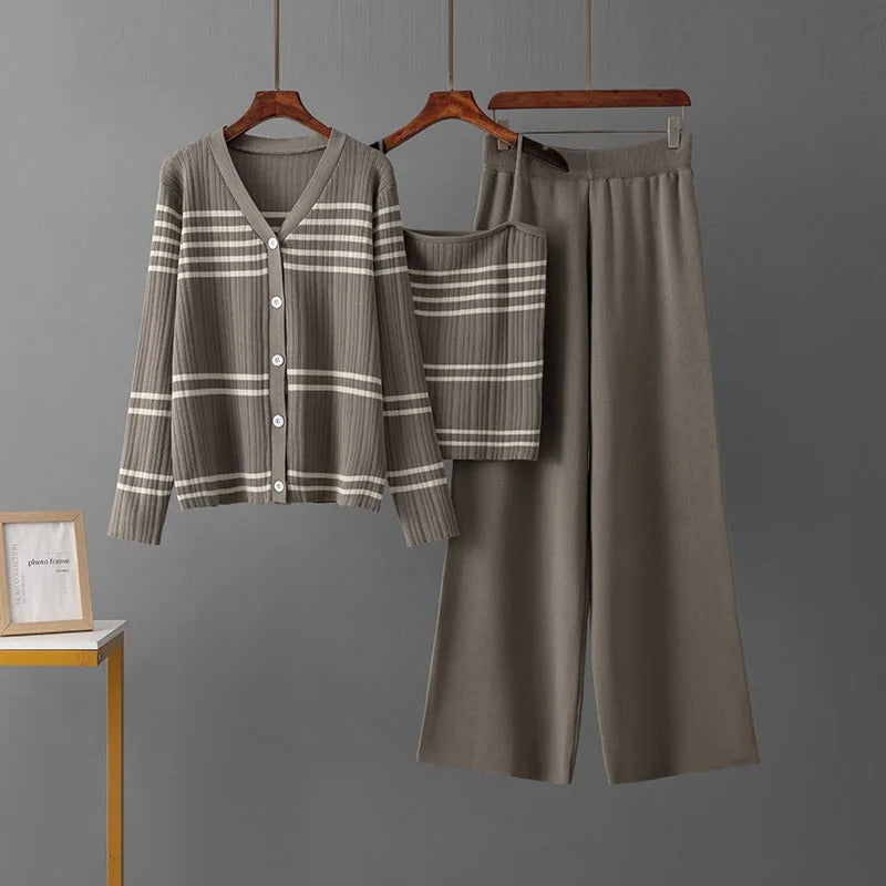 Tasha - Elegant Striped Set