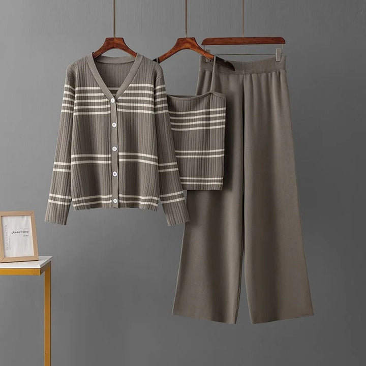 Tasha - Elegant Striped Set