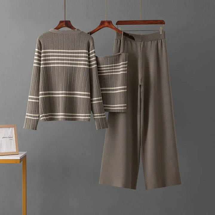 Tasha - Elegant Striped Set