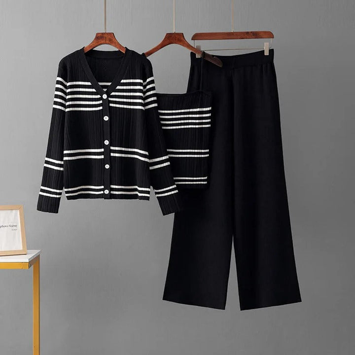 Tasha - Elegant Striped Set