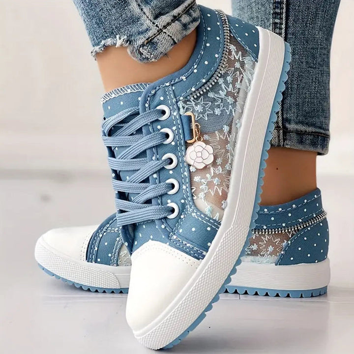 Mielle - Dotted Lace Sneakers