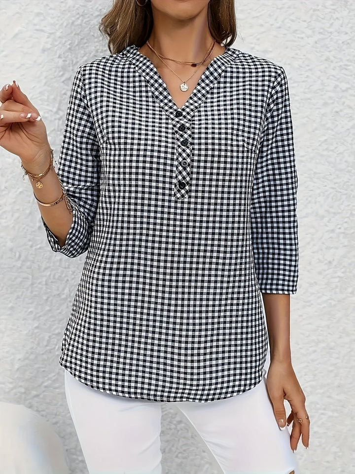 Vianney - Stylish V-Neck Top