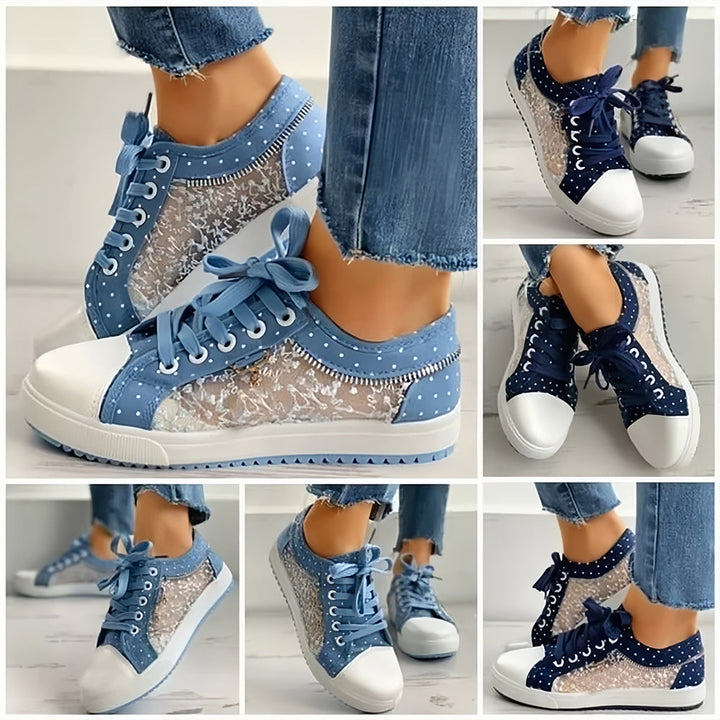 Mielle - Dotted Lace Sneakers