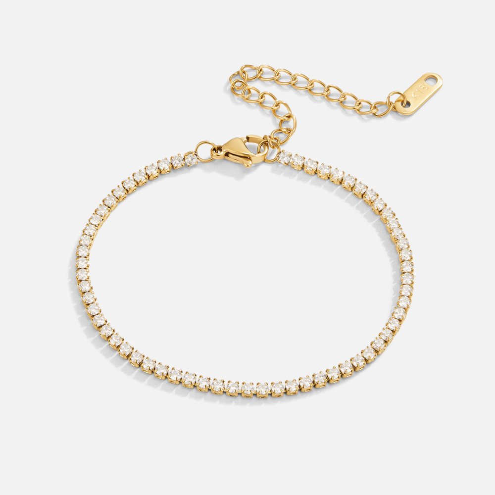 Sophia Gold Tennis Bracelet