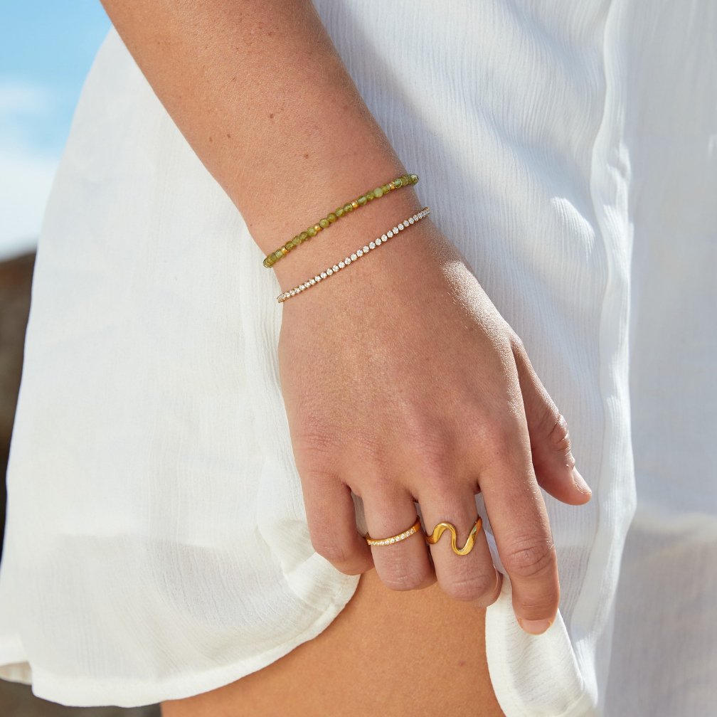 Sophia Gold Tennis Bracelet