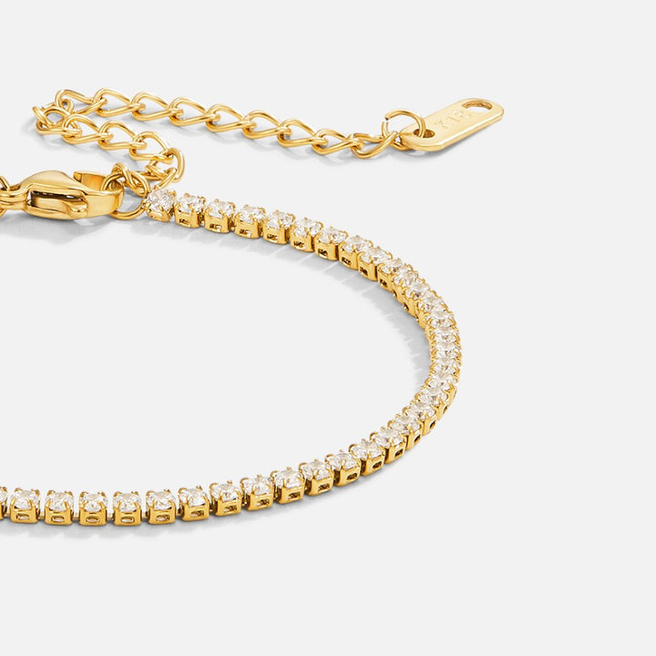 Sophia Gold Tennis Bracelet