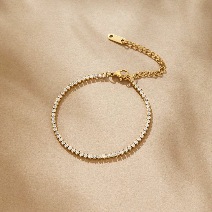 Sophia Gold Tennis Bracelet