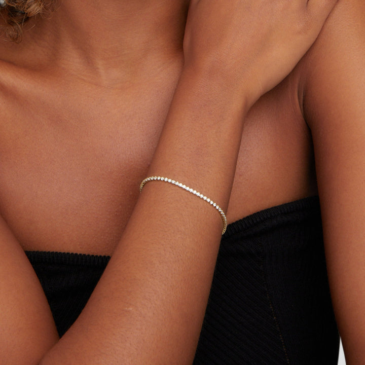 Sophia Gold Tennis Bracelet