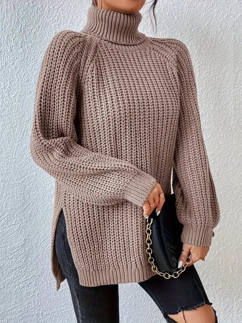 Elisette - Cozy Turtleneck Pullover
