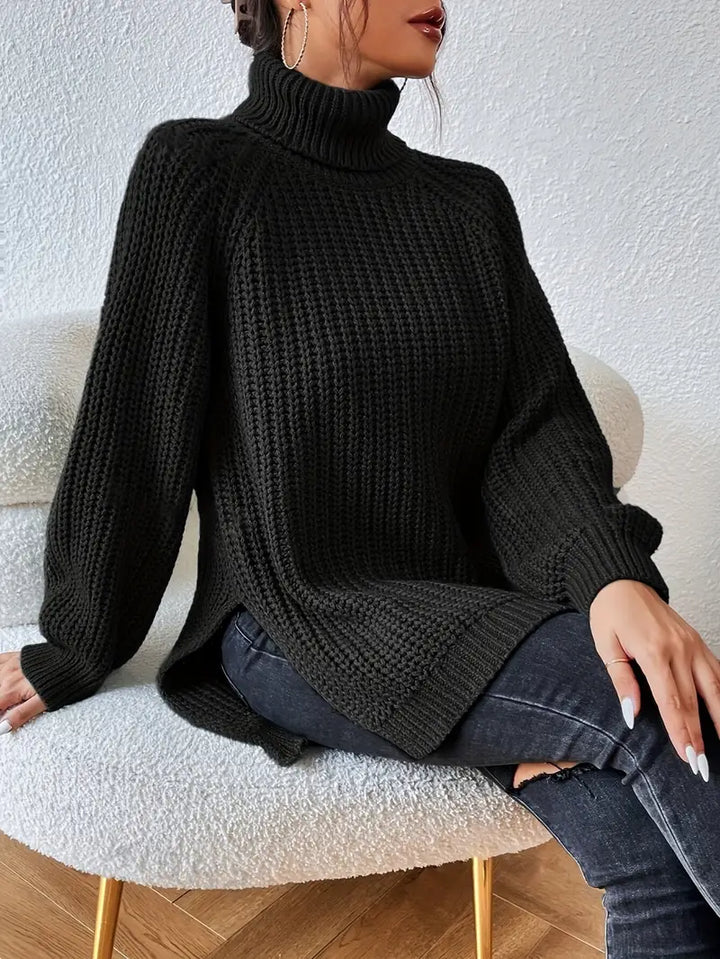 Elisette - Cozy Turtleneck Pullover