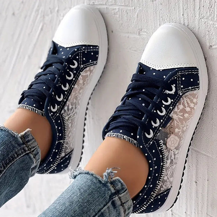 Mielle - Dotted Lace Sneakers