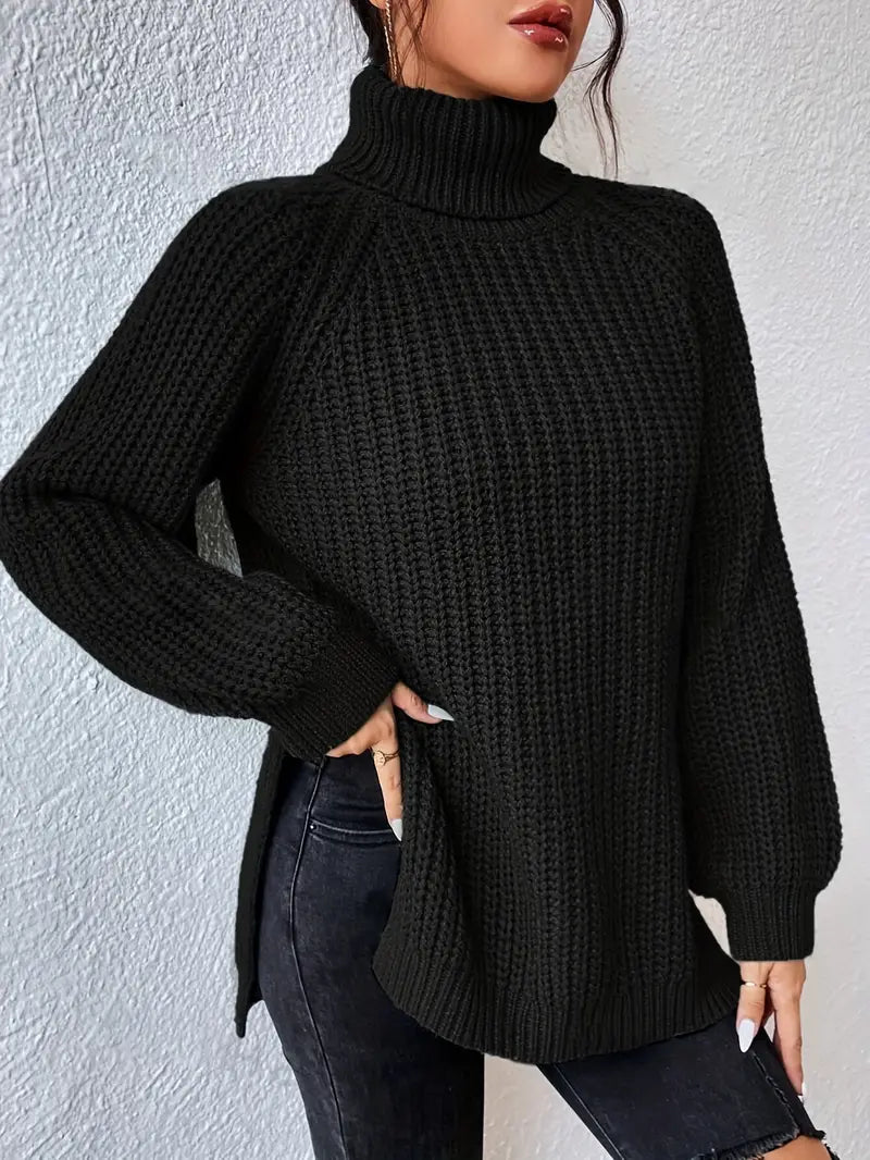 Elisette - Cozy Turtleneck Pullover
