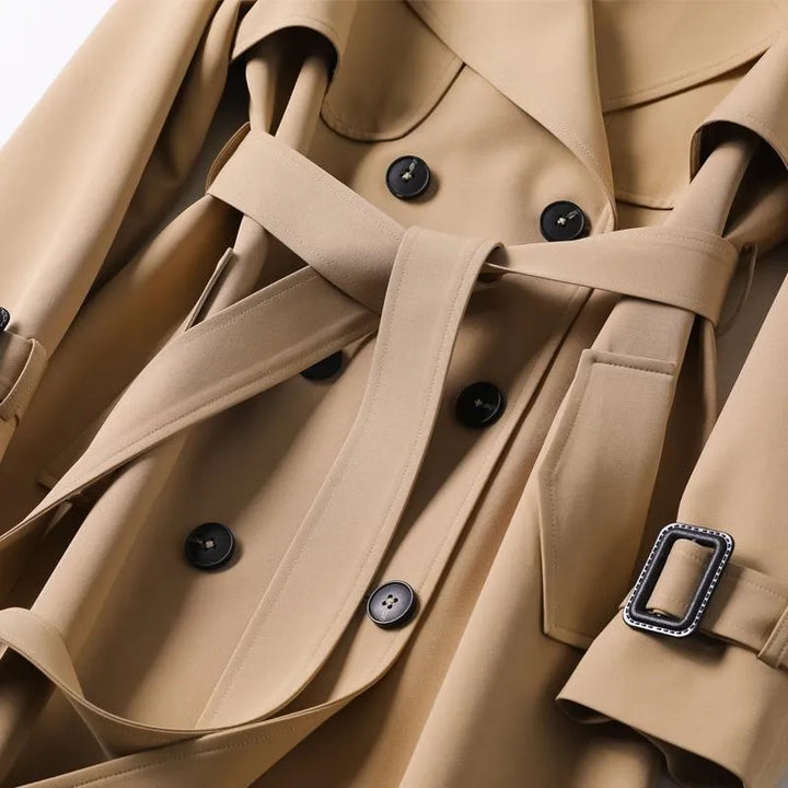 Emilia™ Elegant Trench Coat