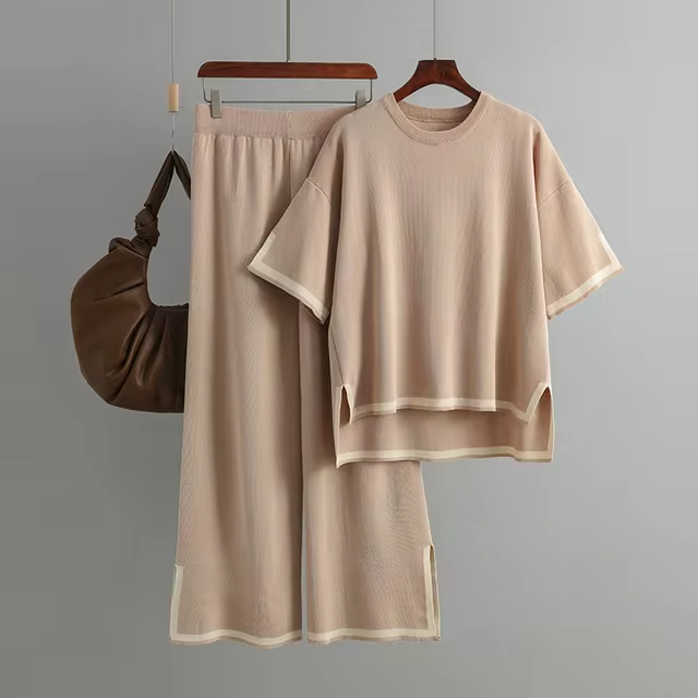 Jeah - Chic Contrast Trim Set