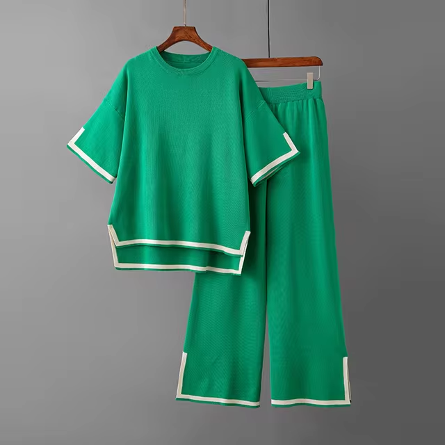 Jeah - Chic Contrast Trim Set