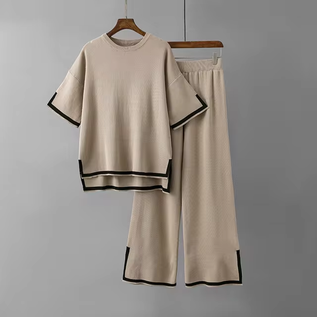 Jeah - Chic Contrast Trim Set
