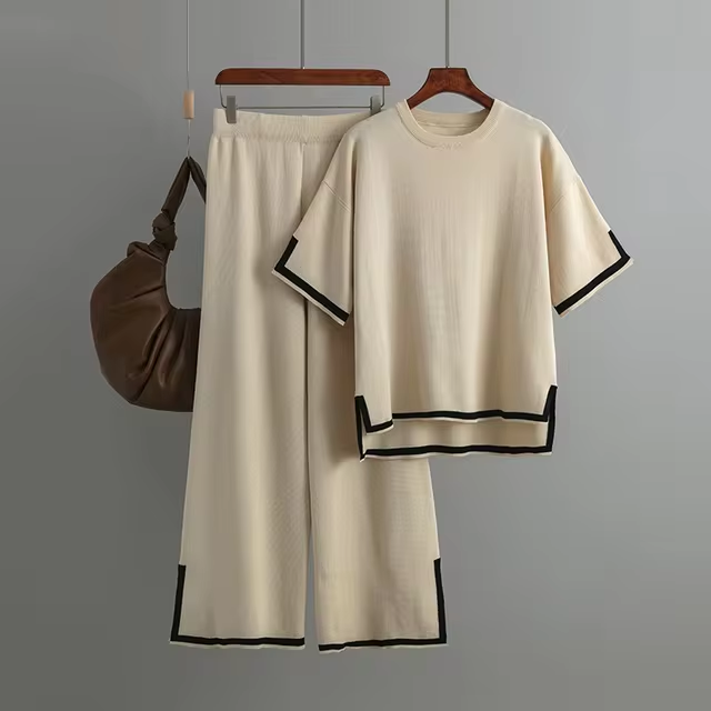 Jeah - Chic Contrast Trim Set