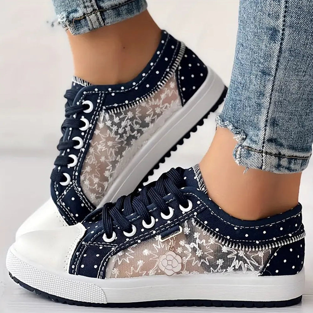Mielle - Dotted Lace Sneakers