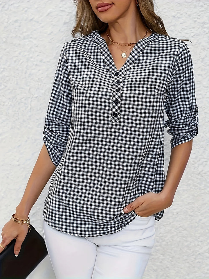 Vianney - Stylish V-Neck Top