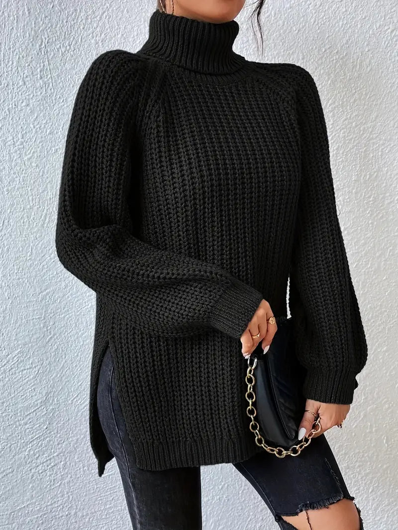 Elisette - Cozy Turtleneck Pullover