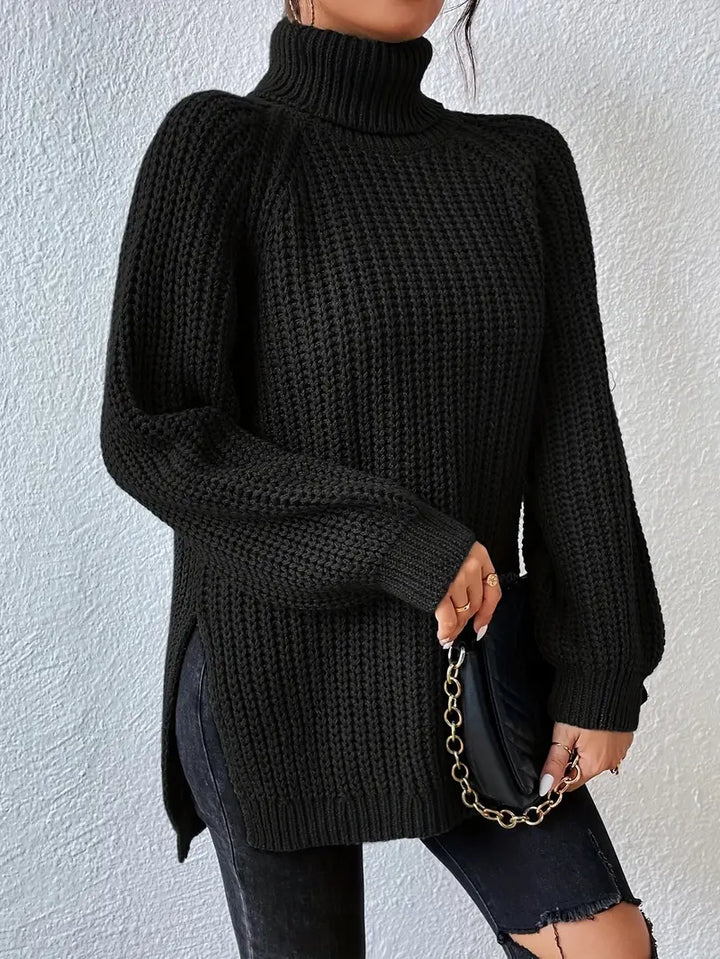 Elisette - Cozy Turtleneck Pullover