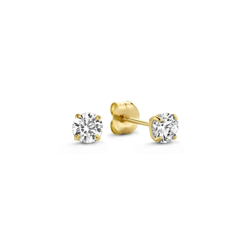 Poppy Stone Earrings Set | Gold