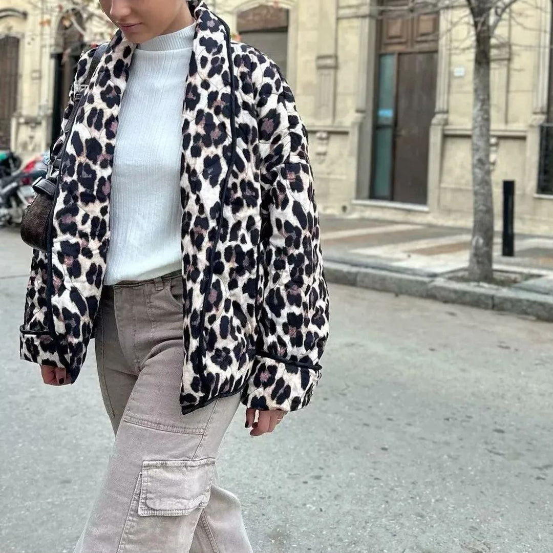 Elzari - Leopard Cozy Jacket