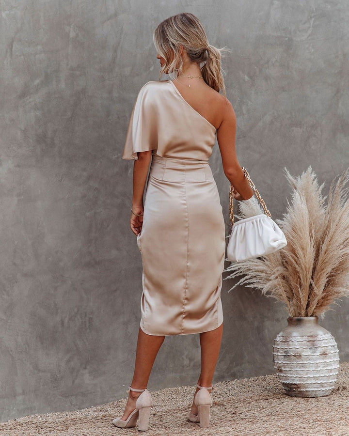 Alessira - Elegant One-Shoulder Dress