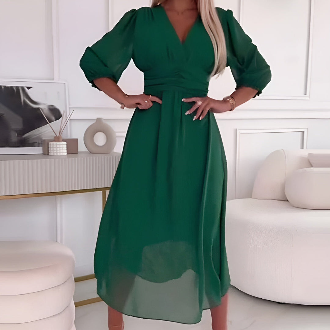 NATASHA - Classy Chiffon Dress