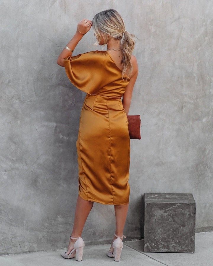Alessira - Elegant One-Shoulder Dress