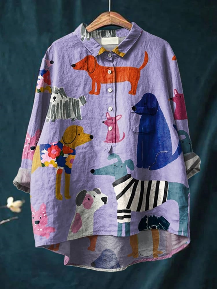 Anesha - Playful Print Blouse