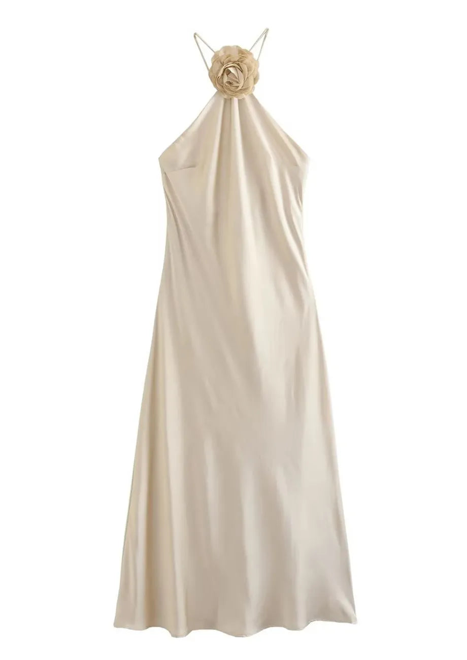 Rosalyn – Petal Neck Dress