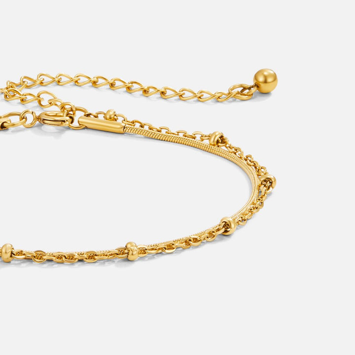 Alice Gold Layered Bracelet