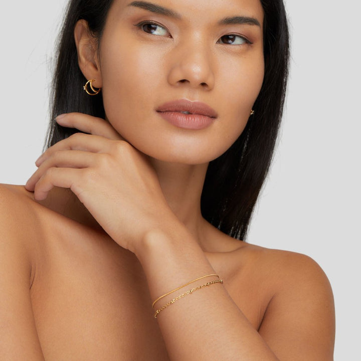 Alice Gold Layered Bracelet