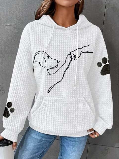 Pauline - Dog Print Pullover