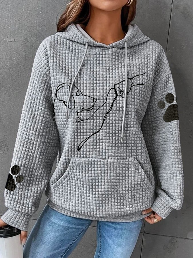 Pauline - Dog Print Pullover