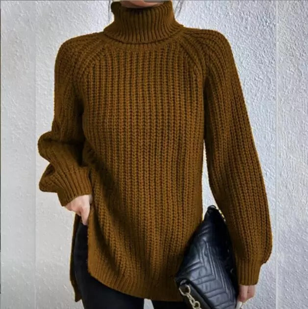 Elisette - Cozy Turtleneck Pullover