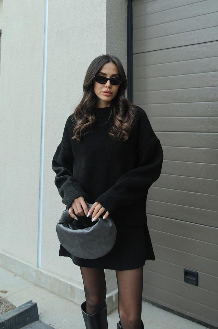 Rena - Minimalist Sweater and Skirt Set