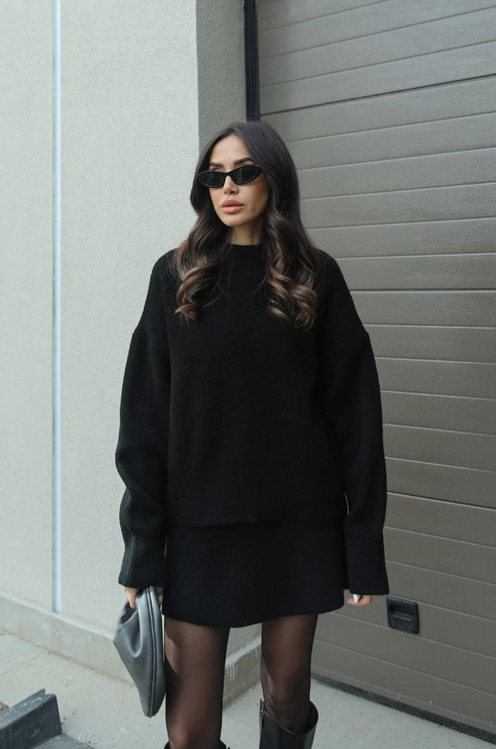 Rena - Minimalist Sweater and Skirt Set
