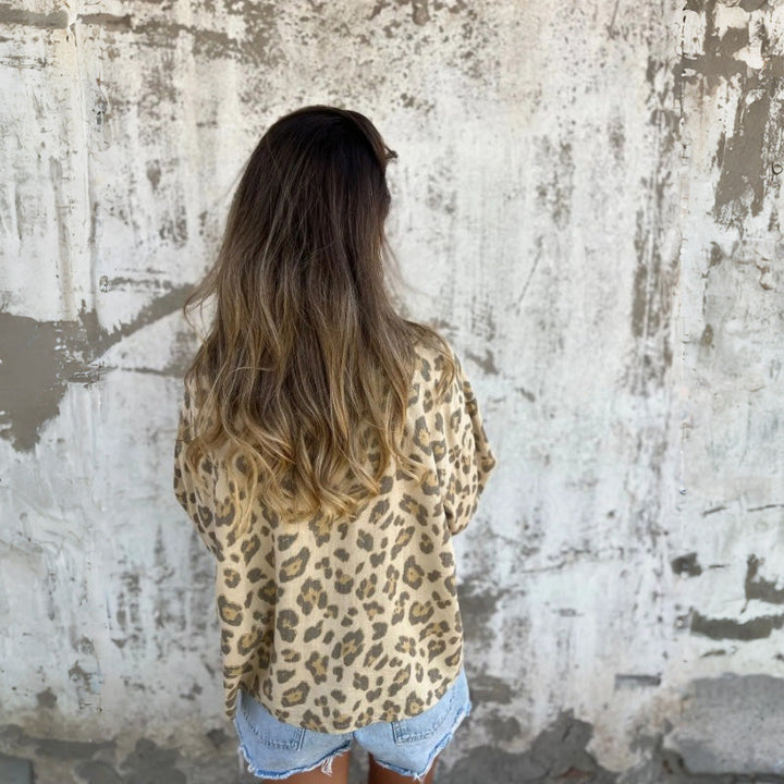 Emelina - Wild Button-Up Blouse