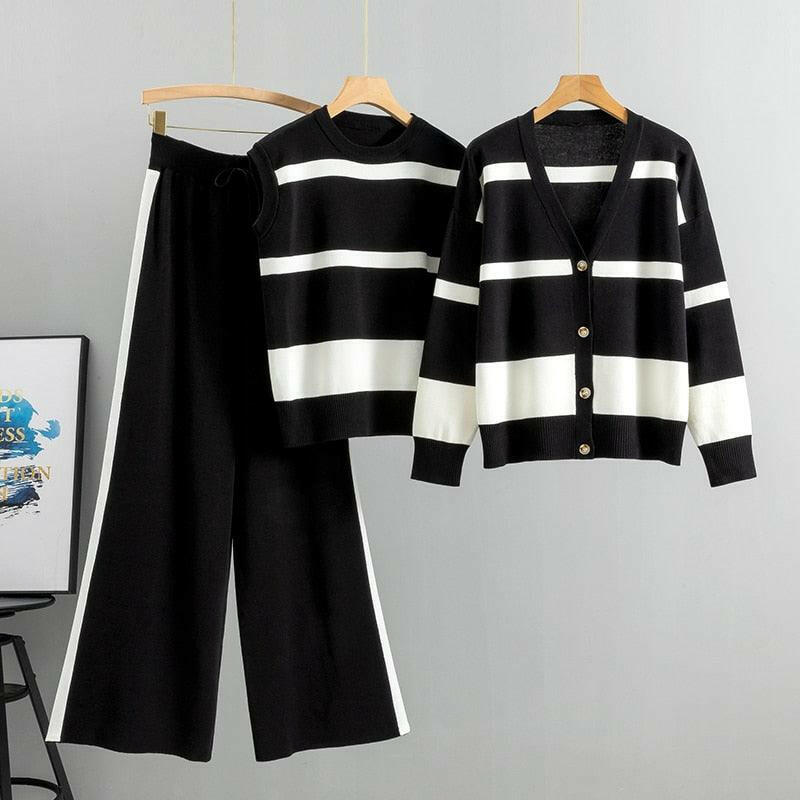 Cierra - Striped Ensemble Set